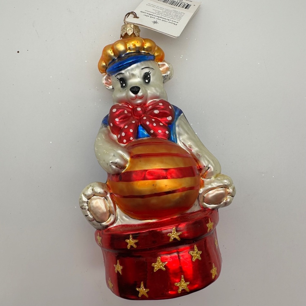 Christopher‎ Radko Beary First Christmas Baby Or Every "circus" Day 00-249-0